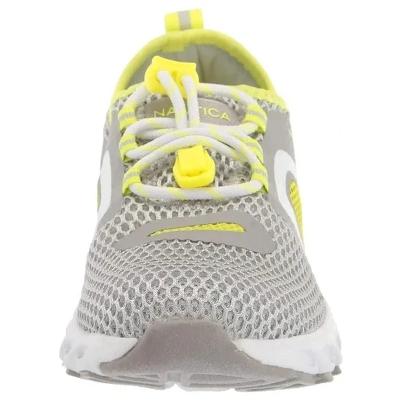 Nautica ASLIN Sneaker Grey Yellow Womens size 7, brand new in box - Picture 2 of 3